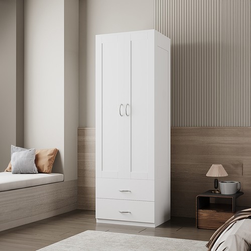 Wooden door wardrobe with - door,