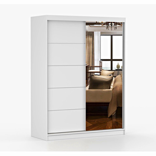 White door sliding mirrored - 2,
