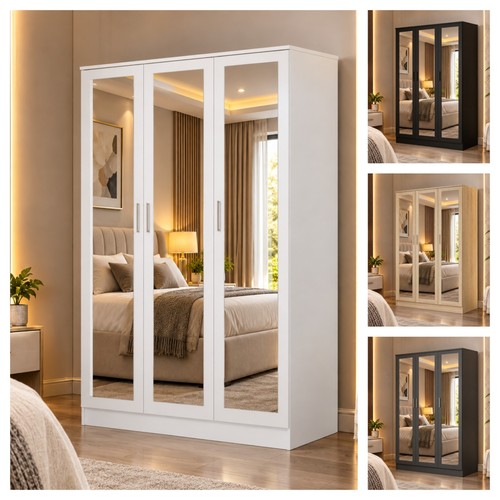 3door mirrored wardrobe - 3door,