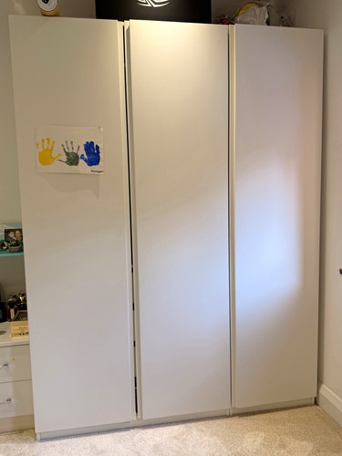 White door freestanding - white,