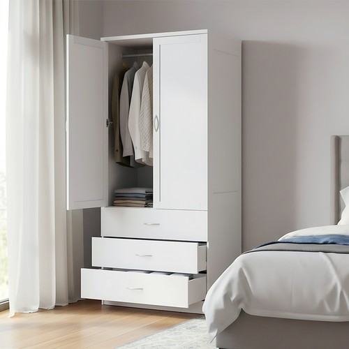 Door bedroom tall wardrobe - 2,