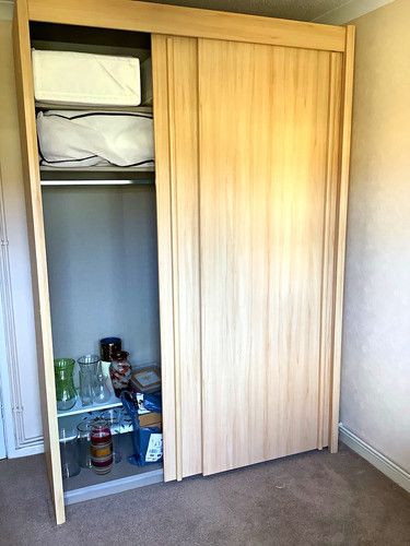 Light wood door sliding - wood,