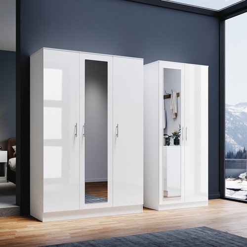 White high gloss door - gloss, 2/3