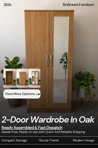 Ready assembled oak - oak, 2-door