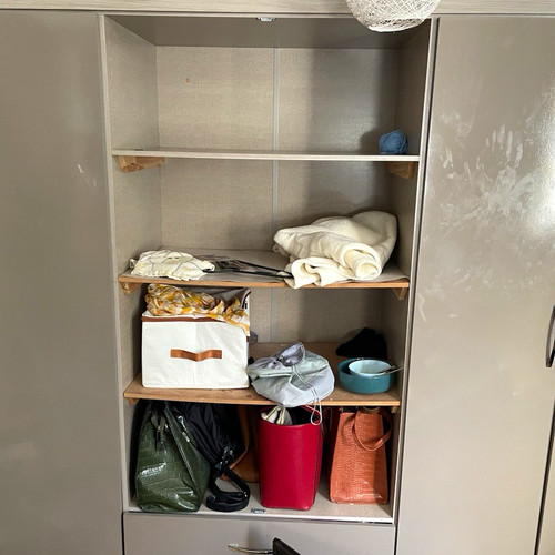 Grey high gloss freestanding - grey,