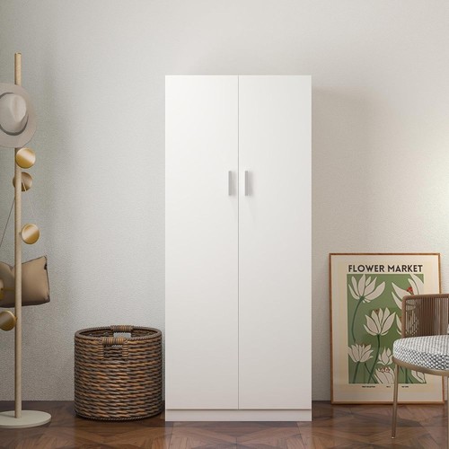 Wooden door wardrobe with - 2,