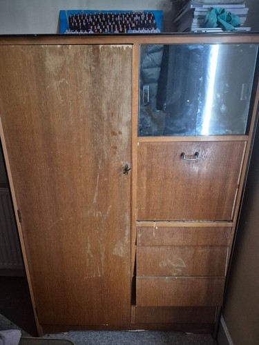 Wardrobe with mirrors - wardrobe,