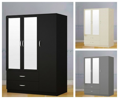 High gloss door wardrobe - high,