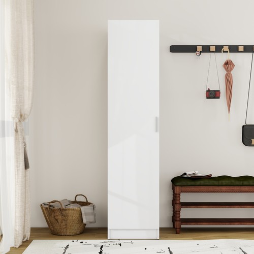 Modern white door wardrobe - white, 1