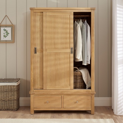 Double wardrobe with - 2, sliding