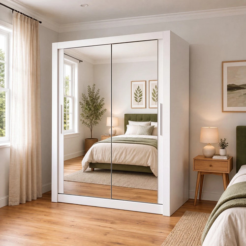Milan modern double mirror - double,