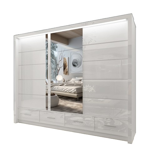 Wardrobe modern high - wardrobe-modern,
