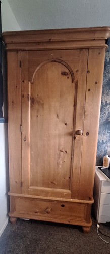 Solid oak one door - one, single