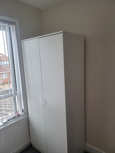 White freestanding door - white, 2