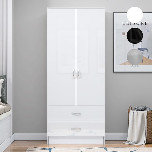 Wooden door wardrobe - wooden, 2
