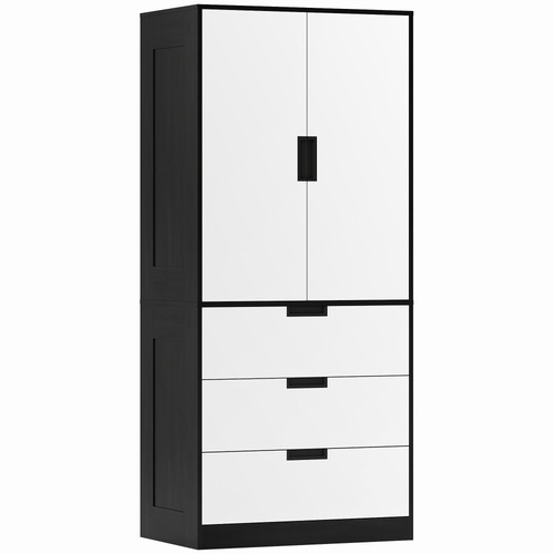 Homcom wardrobe closet with - homcom,