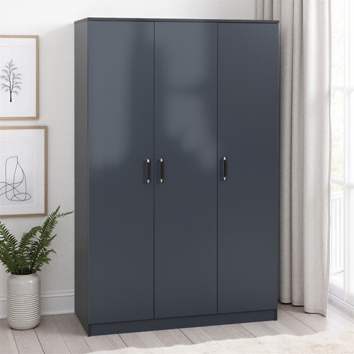 Dakota door wardrobe - wardrobe, dark