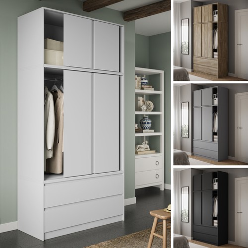 240cm sliding door drawer - door,